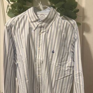 Brooks Brothers Light Blue and White Striped Shirt